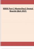 NBDE Part 2 MasterDay2 Dental Boards Q&A 2025 