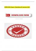 CEBS GBA Exam 1 Questions & Answers 2025