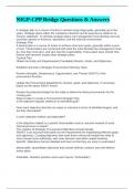 NIGP-CPP Bridge Questions & Answers