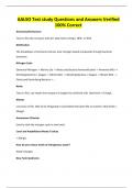 AALSO Test study Questions and Answers Verified 100&percnt; Correct