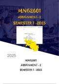MNG2601 ASSIGNMENT 2 SEM &percnt;