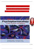 TEST BANK For Psychopharmacology&colon; Drugs&comma; the Brain&comma; and Behavior&comma; 4th Edition By Meyer Nursing&comma; Verified Chapters 1 - 20&comma; Complete Newest Version