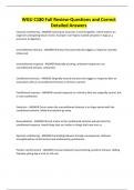 WGU C180 Full Review-Questions and Correct Detailed Answers