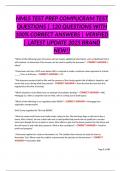 NMLS TEST PREP COMPUCRAM TEST QUESTIONS &vert; 120 QUESTIONS WITH 100&percnt; CORRECT ANSWERS &vert; VERIFIED &vert; LATEST UPDATE 2025 BRAND NEW&excl;&excl;