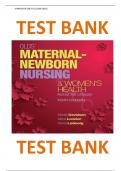 TEST BANK FOR Olds' Maternal-Newborn Nursing & Women's Health Across the Lifespan 10th Edition by Michele Davidson&comma; Marcia London & Patricia Ladewig &vert;ISBN&colon; 9780134164229&vert; All Chapters Verified &vert;&vert; Guide A&plus;