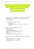ATCN FINAL EXAM 2025&sol;2026 QUESTIONS  AND VERIFIED CORRECT SOLUTIONS &vert;&vert;  100&percnt; GUARANTEED PASS  <BRAND NEW VERSION> 