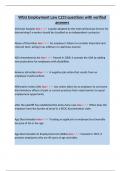 WGU Employment Law C233 questions with verified answers&period;