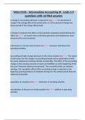 WGU D105 - Intermediate Accounting III - Units 5-9 questions with verified answers
