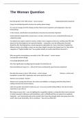 The Woman Question With All Complete And Verified Solutions Graded A&plus;&period;
