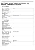 S-12 Citywide Sprinkler Systems&comma; S12 Sprinkler Test Questions And Answers Latest Update