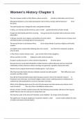 Women's History Chapter 1 Prep Exam Study Questions With 100&percnt; Correct Answers&period;