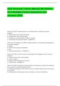 ACE Personal Trainer Manual 4th Edition - Ch&period;