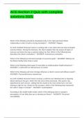 ACE-Section 2 Quiz with complete solutions 2025&period;