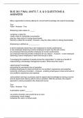 BUS 381 FINAL UNITS 7&comma; 8&comma; & 9 QUESTIONS & ANSWERS