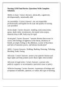 Nursing 2230 Final Review Questions With Complete Solutions