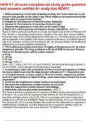 HESI V1 all exam complete set study guide questions and answers verified A&plus; study tips NEW&excl;&excl;&excl;&period;pdf