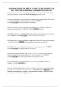 NATIONAL PESTICIDE APPLICATOR CERTIFICATION EXAM  2025  UPDATED QUESTIONS  AND VERIFIED ANSWERS