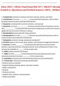 &lpar;New 2025 &sol; 2026&rpar;&colon; Final Exam NSG 527 &sol; NSG527 Already Graded A&plus; Questions and Verified Answers 100&percnt; - &lpar;Wilkes&rpar;