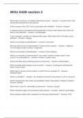 WGU D430 section 2 Exam Questions With Correct Answers