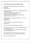 nurs 465 exam 2 questions with complete solutions