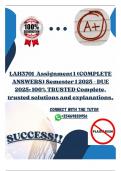 LAH3701 Assignment 1 (COMPLETE ANSWERS) Semester 1 2025 (838989) - DUE 25 March 2025