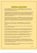NSG500 Exam 1 LATEST UPDATE
