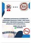 MNE2601 Assignment 2 &lpar;COMPLETE ANSWERS&rpar; Semester 1 2025 - DUE April 2025