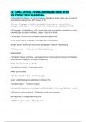 CLT LANA ACTUAL EVALUATION QUESTIONS WITH SOLUTIONS 2025 GRADED A&plus;