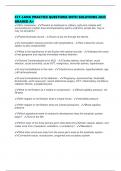 CLT-LANA PRACTICE QUESTIONS WITH SOLUTIONS 2025 GRADED A&plus;