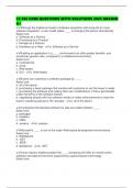 CS 302 CORE QUESTIONS WITH SOLUTIONS 2025 GRADED A&plus;
