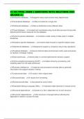 CS 302 FINAL EXAM 3 QUESTIONS WITH SOLUTIONS 2025 GRADED A&plus;