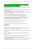 CS 302 SOFTWARE ENGINEERING ACTUAL QUESTIONS WITH SOLUTIONS 2025 GRADED A&plus;