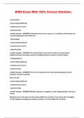 D080 Exam With 100&percnt; Correct Solutions 