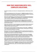D080 TEST QUESTIONS WITH 100&percnt; COMPLETE SOLUTIONS 