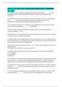 ESS 101 ACTUAL EOC EXAM QUESTIONS WITH ANSWERS A&plus; 2025