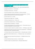 ESS 101 ACTUAL EXAM EOC CORE QUESTIONS WITH ANSWERS A&plus; 2025
