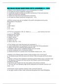 ESS MAIN EXAM QUESTIONS WITH ANSWERS A&plus; 2025