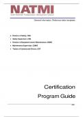 NATMI CERTIFICATION GUIDE 