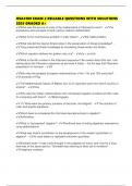 HSA4109 EXAM 2 RELIABLE QUESTIONS WITH SOLUTIONS 2025 GRADED A&plus;