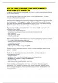 HSC 350 COMPREHENSIVE EXAM QUESTIONS WITH SOLUTIONS 2025 GRADED A&plus;