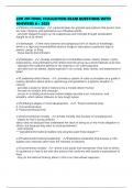 LDR 201 FINAL EVALUATION EXAM QUESTIONS WITH ANSWERS A&plus; 2025
