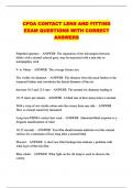 ALL CPOA PACKAGED EXAMS&colon; QUESTIONS WITH 100&percnt; VERIFIED ANSWERS