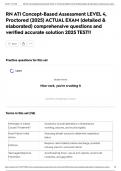 RN ATI Concept-Based Assessment LEVEL 4&comma; Proctored &lpar;2025&rpar; ACTUAL EXAM &lpar;detailed & elaborated&rpar; comprehensive questions and verified accurate solution 2025 TEST&excl;&excl;