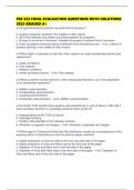 PSE 322 FINAL EVALUATION QUESTIONS WITH SOLUTIONS 2025 GRADED A&plus;