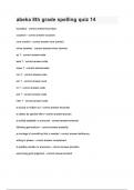 abeka 8th grade spelling quiz 14