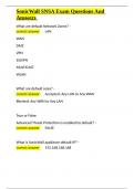SonicWall SNSA Exam Questions And Answers&period;docx