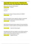 SonicWall Network Security Administrator &lpar;SNSA&rpar; Practice Test Questions And Answers&period;docx
