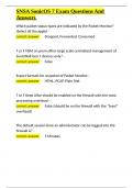 SNSA SonicOS 7 Exam Questions And Answers&period;docx