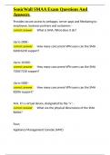 SonicWall SMAA Exam Questions And Answers&period;docx