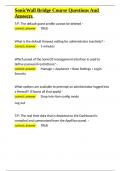 SonicWall Bridge Course Questions And Answers&period;docx